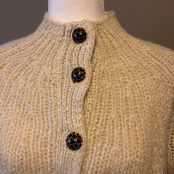 Zara cream white cardigan size small - Picture 4 of 8